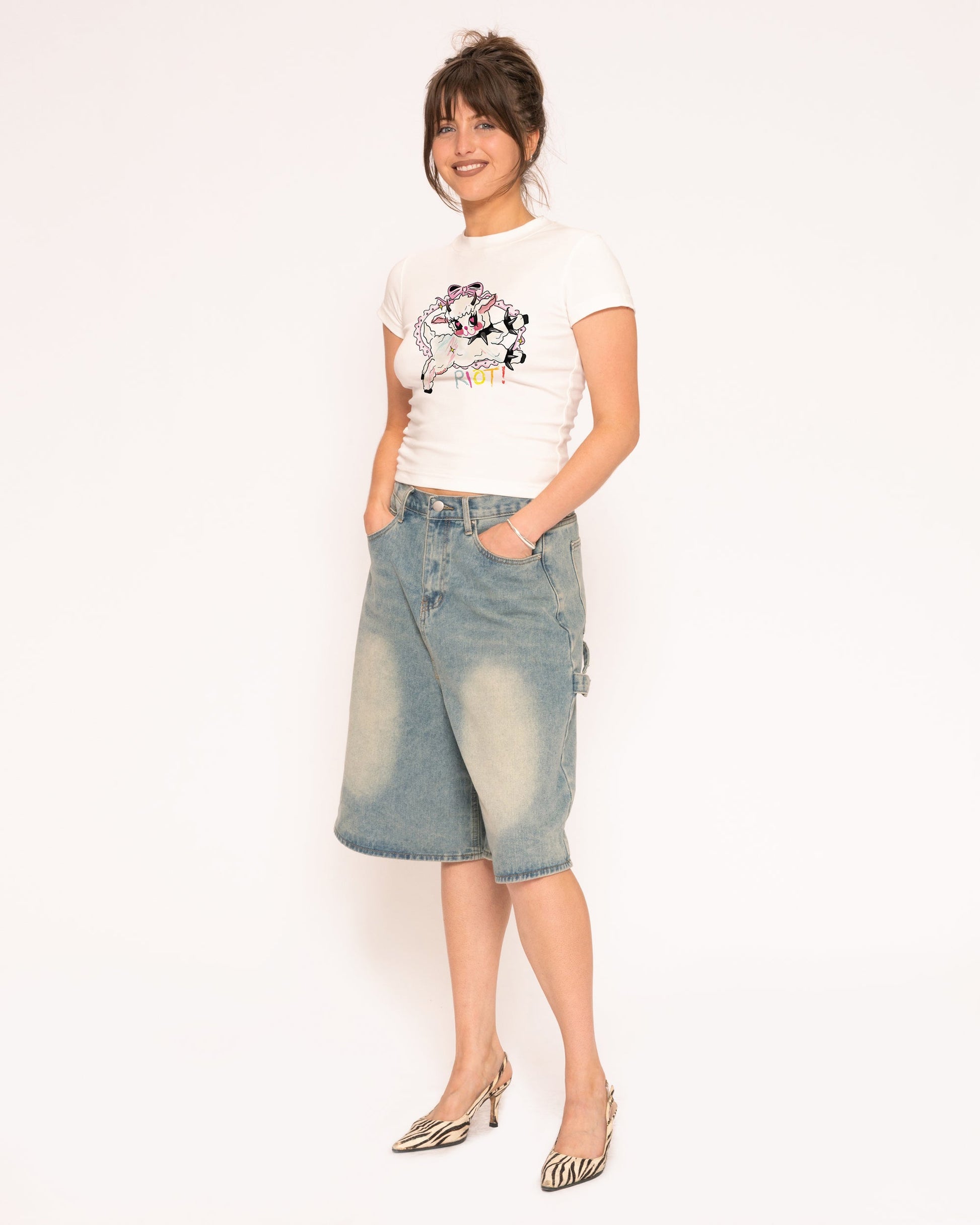 Riot Longline Baby Tee