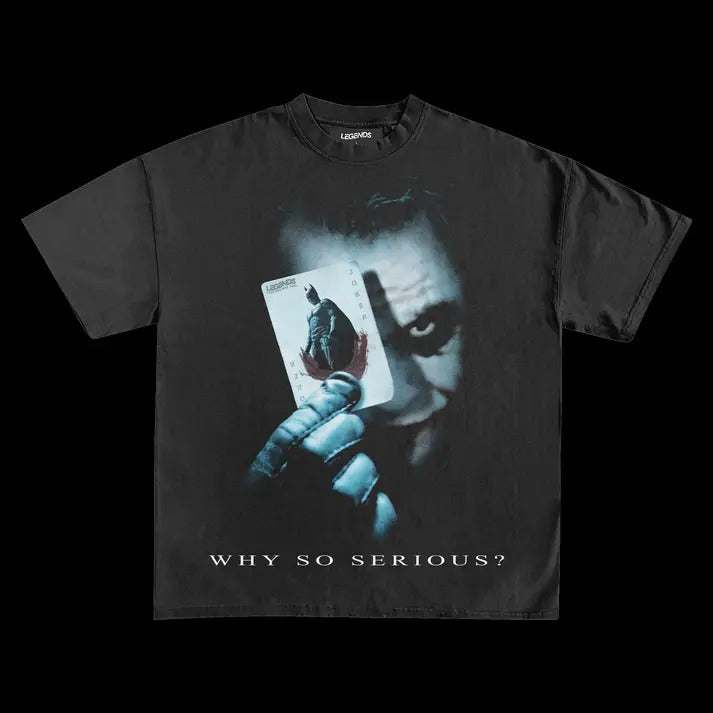 Why So Serious? Vintage Tee Hoodie, Sweatshirt | InkThreadWorks.com