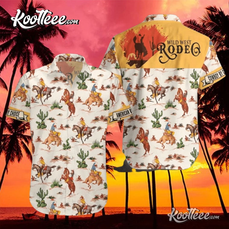 Wild West Rodeo Cowboy Hawaiian Shirt