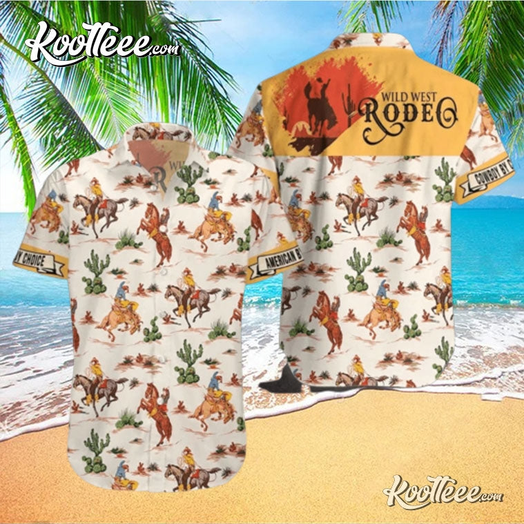 Wild West Rodeo Cowboy Hawaiian Shirt