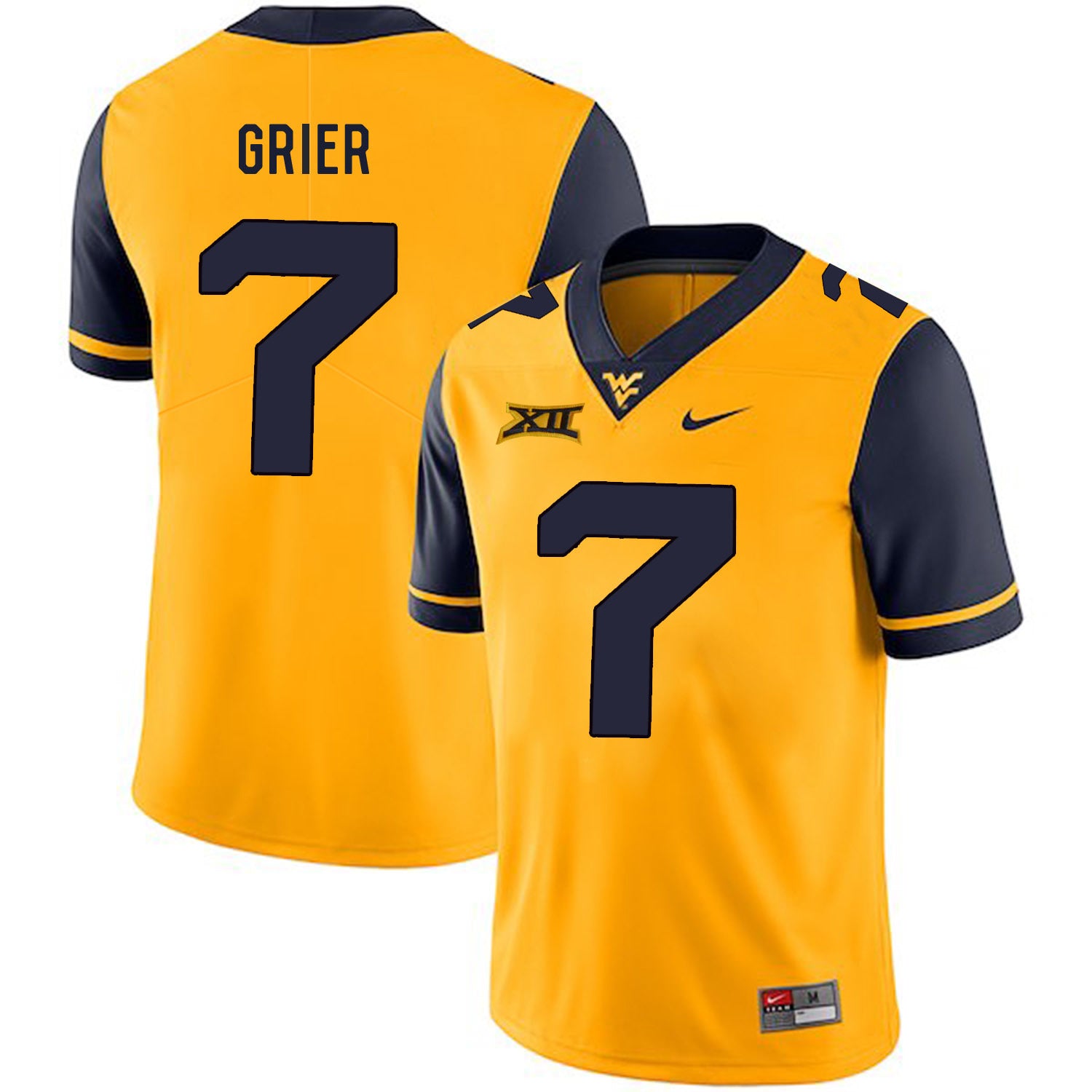 Will Grier 7 Gold Style 1