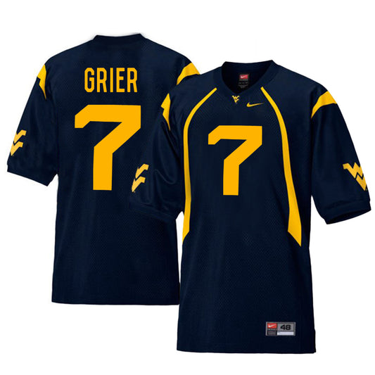 Will Grier 7 Navy Style 2