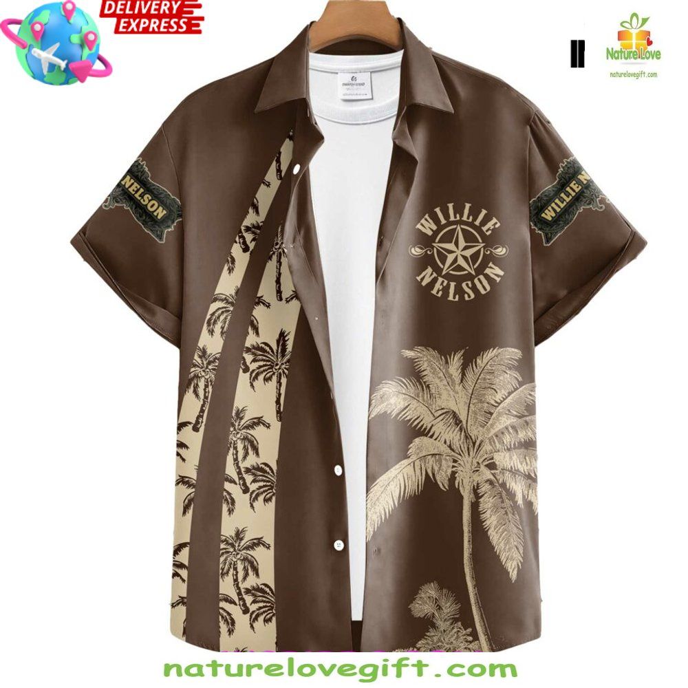 Willie Nelson On The Road Again Special Hawaiian Shirt