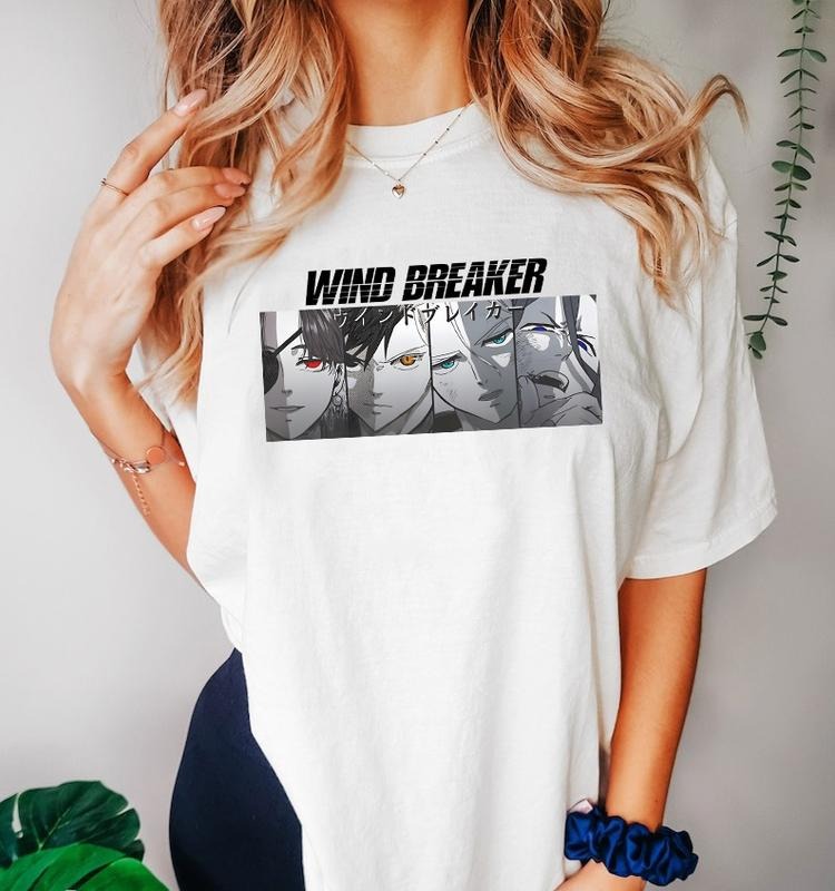 Wind Breaker Characters T-shirt, Sweatshirt, Hoodie | InkThreadWorks.com