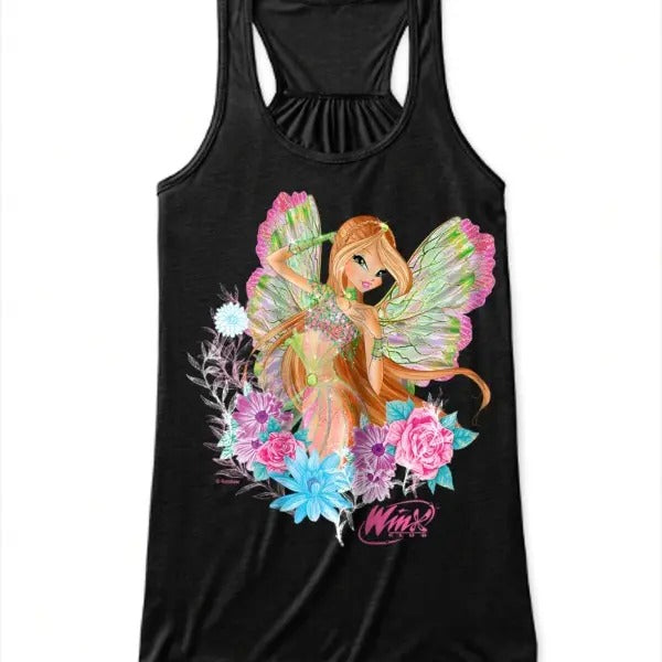 Winx Club Flora Dreamix Flowy Tank Top T-Shirts, Hoodie, Sweatshirt | InkThreadWorks.com