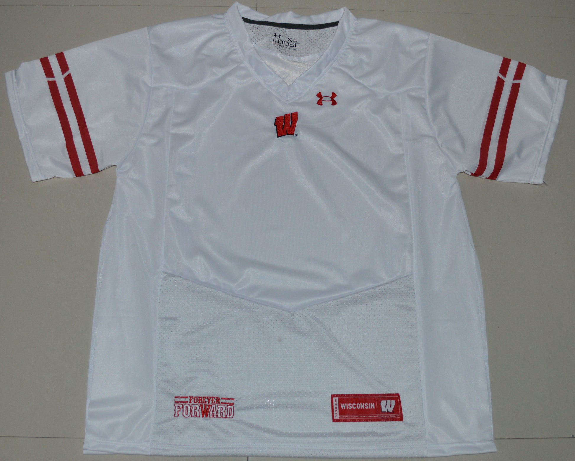 Wisconsin 2016 UA Blank White Front