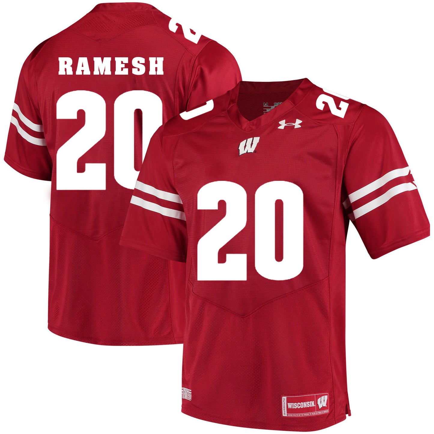 Wisconsin Badgers Austin Ramesh 20 Red