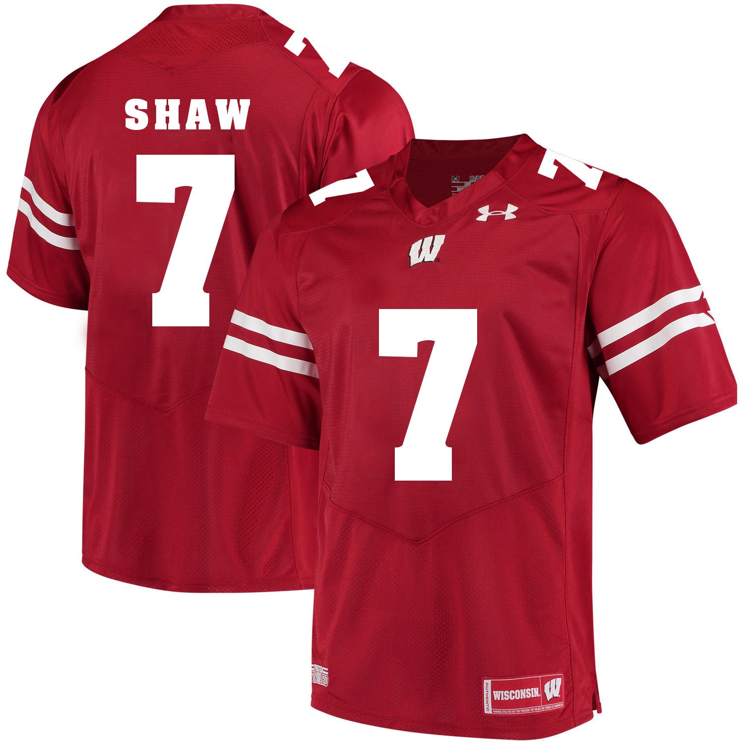 Wisconsin Badgers Bradrick Shaw 7 Red