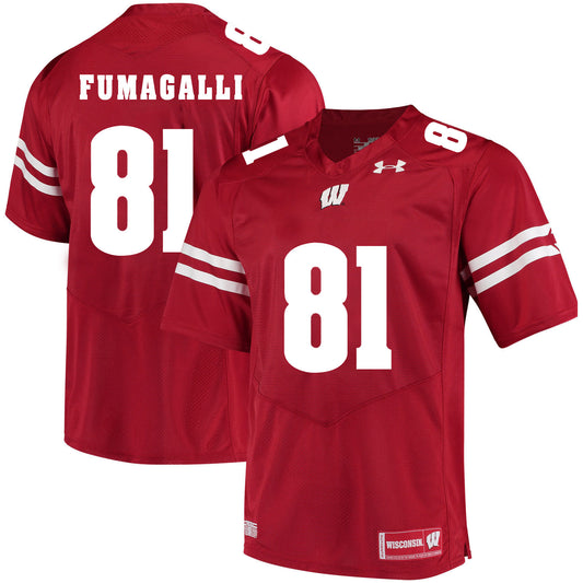 Wisconsin Badgers Troy Fumagalli 81 Red