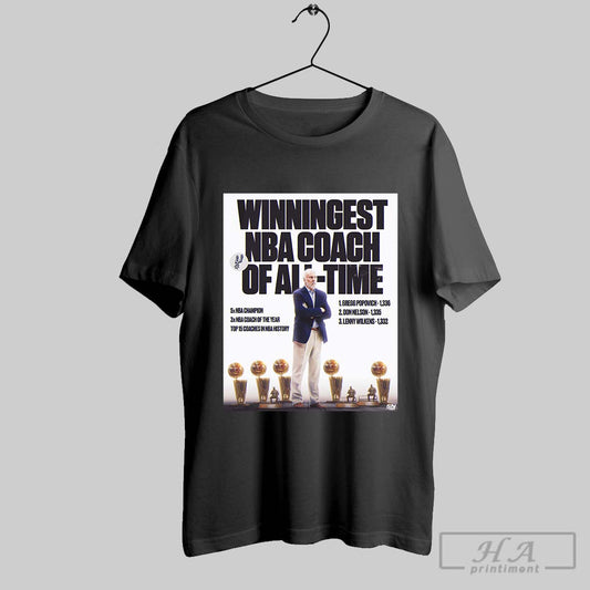 With Tonights Win Over The Jazz Head Coach Gregg Popovich Becomes The Nba All Time