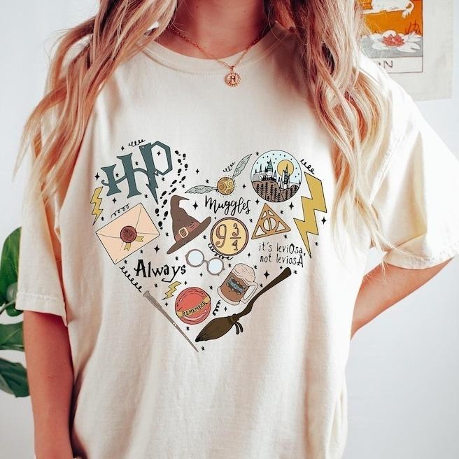 Wizard Items Shirt, Wizard Lover Gift, HP Fan Gift, Book Lover Gift, Bookworm Shirt, Family Trip Shirt, Universal Magical...