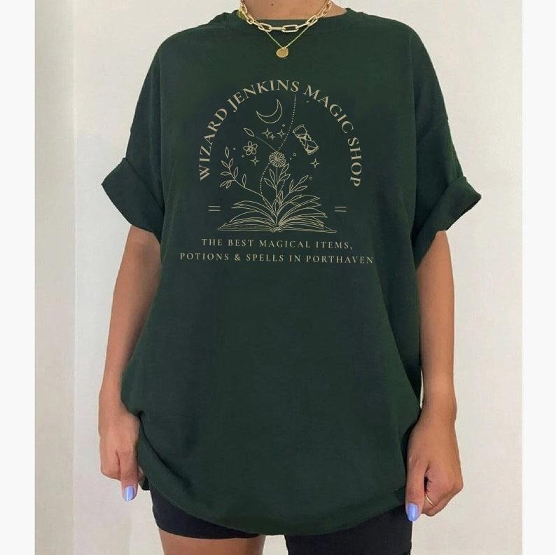 Wizard Jenkins Magic Shop Sweatshirt | Howl Pendragon Crewneck | Miyazaki Sweatshirt | Howls Castle Gifts T-Shirts, Hoodie