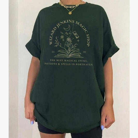 Wizard Jenkins Magic Shop Sweatshirt | Howl Pendragon Crewneck | Miyazaki Sweatshirt | Howls Castle Gifts T-Shirts, Hoodie