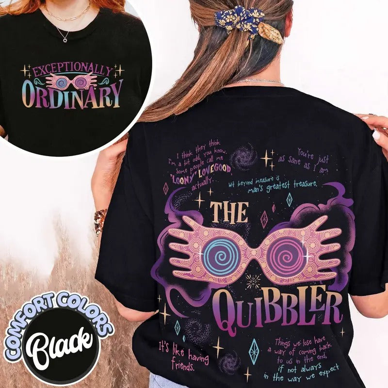 Wizard School Fandom Shirt - 'Just As Sane As I Am' Hp shirt, Magic Wand T-shirt, Bookish Shirt, Luna Shirt, Hp Shirt...
