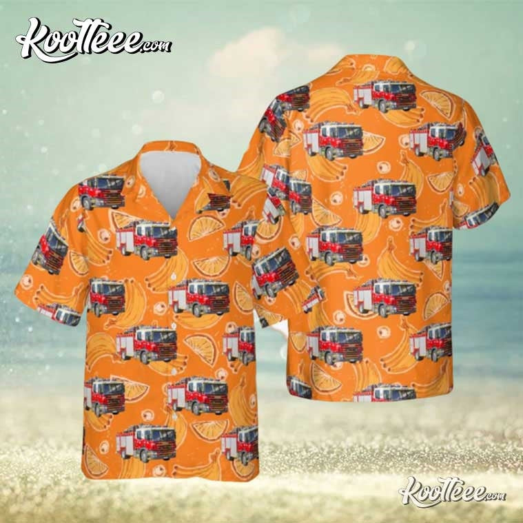 Wodonga CFA Type 4 Heavy Pumper Hawaiian Shirt