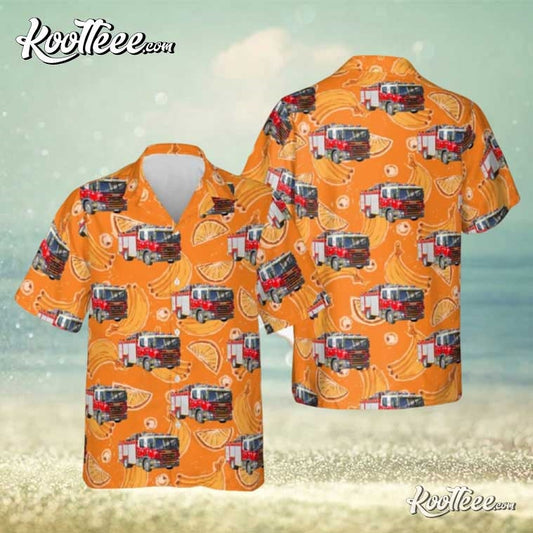 Wodonga CFA Type 4 Heavy Pumper Hawaiian Shirt