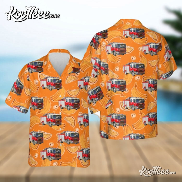 Wodonga CFA Type 4 Heavy Pumper Hawaiian Shirt