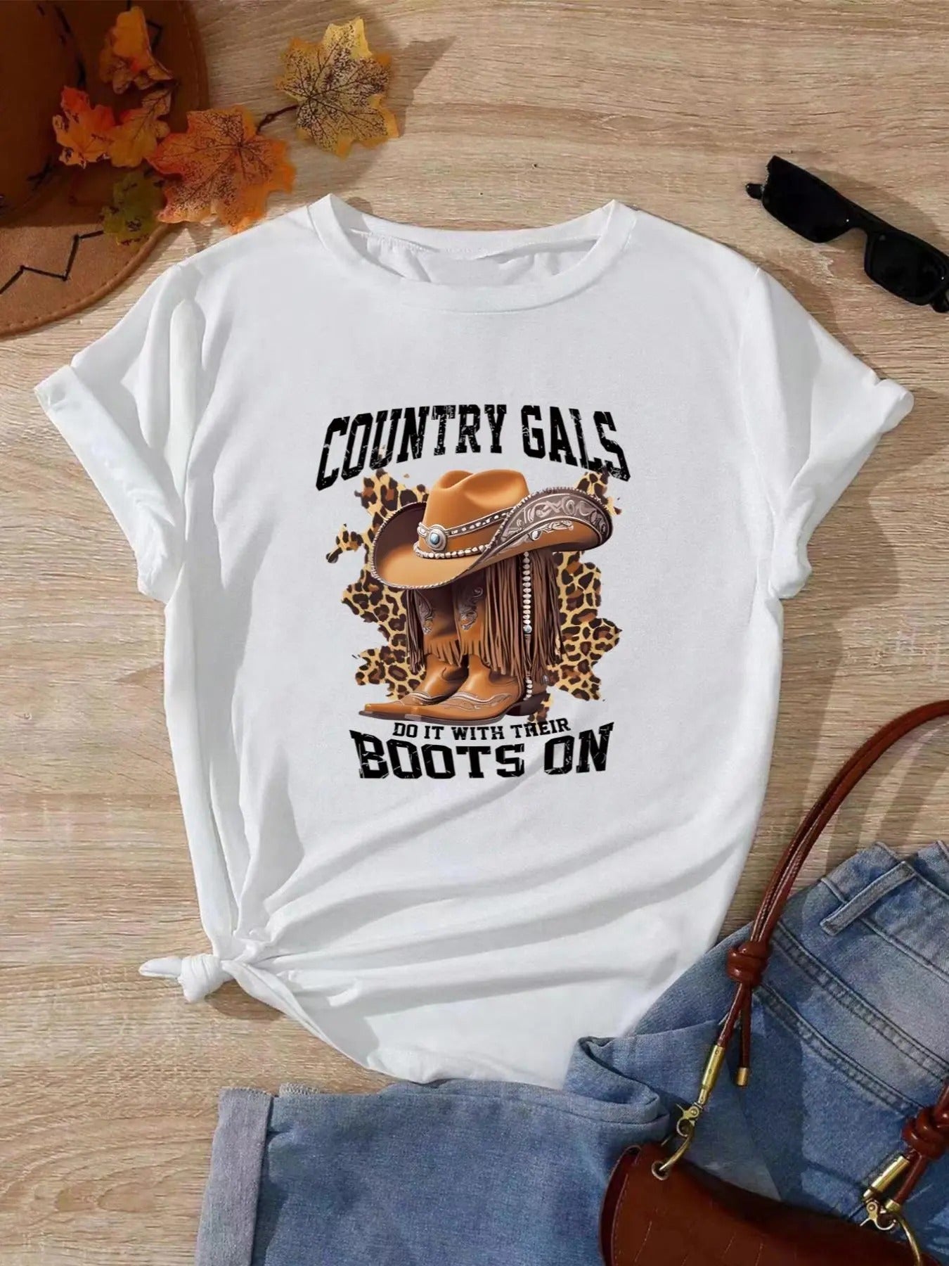 Women's Letter Graphic Round Neck Tee, Casual Short Sleeve Crew Neck T-shirt for Daily Holiday Vacation Outdoor Wear, Ladies Summer Clothes