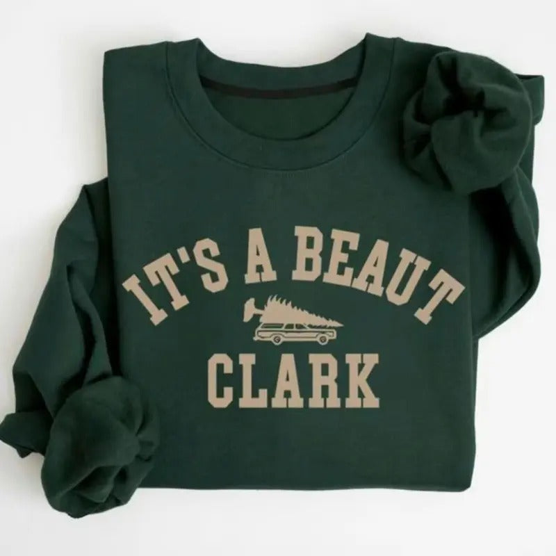 Women's Letter Print Round Neck Pullover Sweater, Casual Long Sleeve Crew Neck Sweatshirt for Fall & Winter Shirt,...