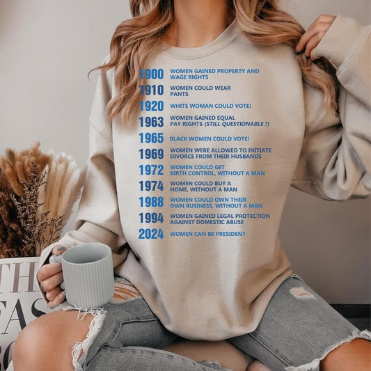 Women's Right Equality Shirt, We Fight We Win Sweatshirt. We Are Not Going Back, Feminist T-Shirt, Reproductive Rights...