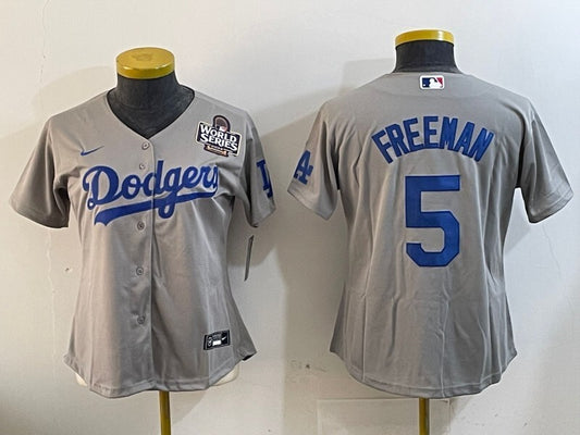 Women Los Angeles Dodgers #5 Freddie Freeman Dodgers Fan Women Youth