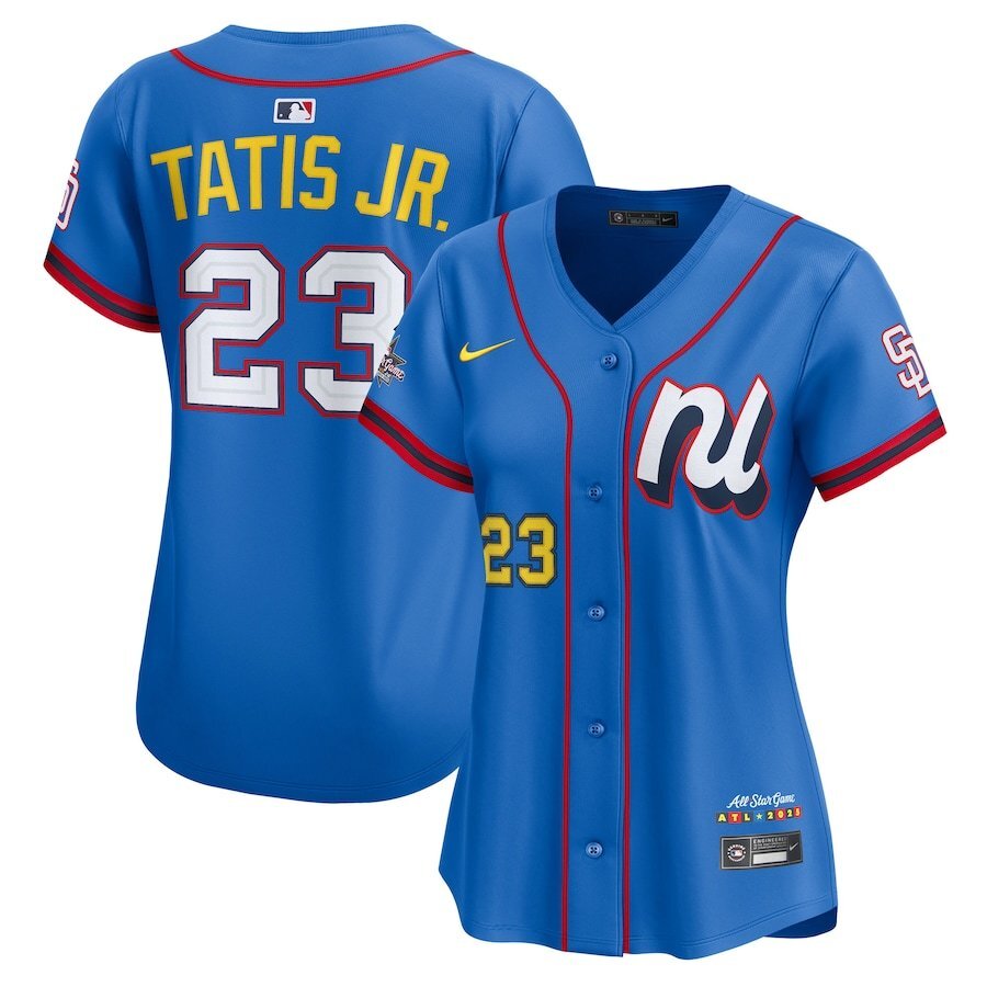 Women National League #23 Fernando Tatis Jr. 2025 All-Star Edition Limited Player Jersey - Blue
