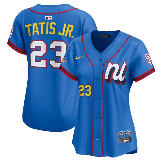 Women National League #23 Fernando Tatis Jr. 2025 All-Star Edition Limited Player Jersey - Blue