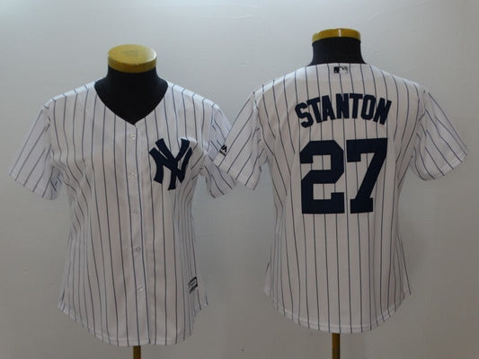 Women New York Yankees #27 Giancarlo Stanton Style 2