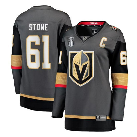 Women Vegas Golden Knights #61 Mark Stone 2023 Stanley Cup Final Alternate Breakaway Player Jersey - Black_conew1