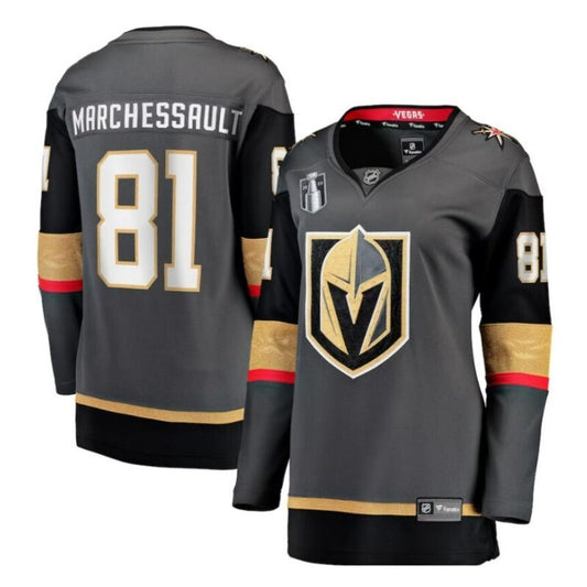 Women Vegas Golden Knights #81 Jonathan Marchessault 2023 Stanley Cup Final Alternate Breakaway Player Jersey - Black_co