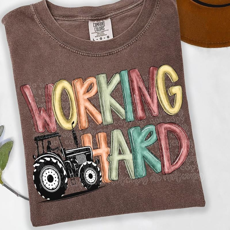 Working Hard Farm DTF Transfers - THIS IS NOT A SHIRT Hoodie, Sweatshirt | InkThreadWorks.com