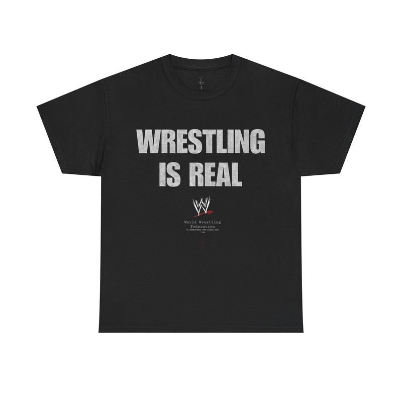 Wrestling Is Real inspired T-Shirt, Unisex cotton shirt Hoodie, Sweatshirt | InkThreadWorks.com