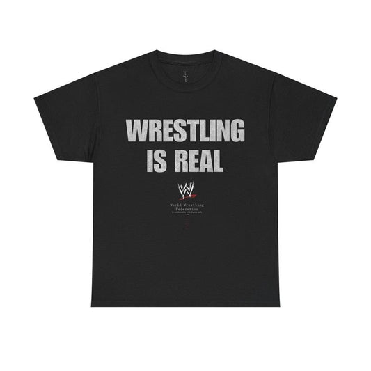 Wrestling Is Real inspired T-Shirt, Unisex cotton shirt Hoodie, Sweatshirt | InkThreadWorks.com