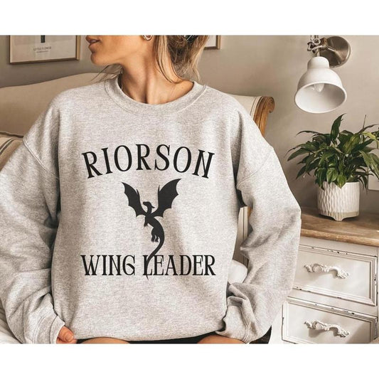 Xaden Riorson Wingleader Sweatshirt Fourth Wing Shirt Booktok Onyx Storm Violence Shadow Violent Little Thing Daddy Onyx...