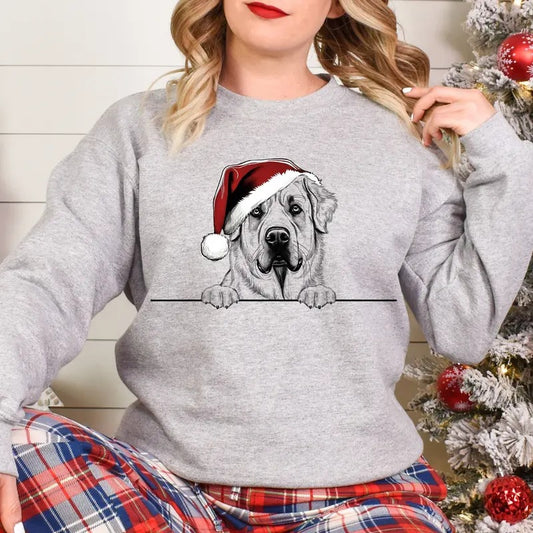 Xmas Sweatshirt Anatolian Shepherd Dog Christmas Sweater Xmas Jumper T-Shirts, Hoodie | InkThreadWorks.com