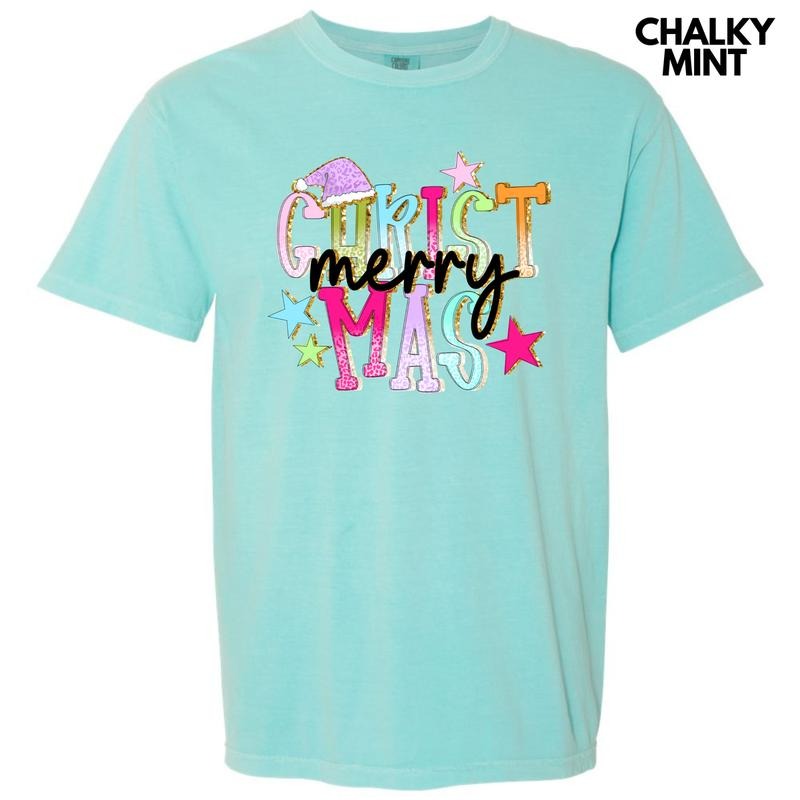 Y2K Merry Christmas Comfort Colors T-Shirt 'NLB' Hoodie, Sweatshirt | InkThreadWorks.com