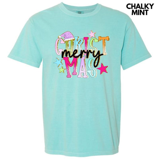 Y2K Merry Christmas Comfort Colors T-Shirt 'NLB' Hoodie, Sweatshirt | InkThreadWorks.com