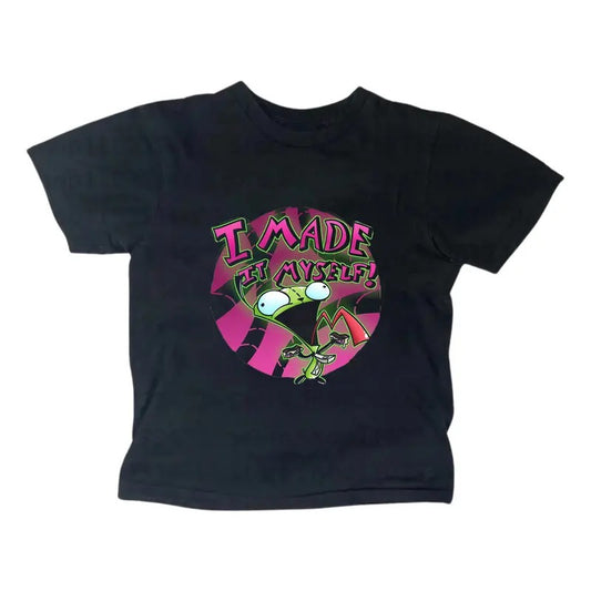 Y2K Women Streetwear Gothic Emo Girl Top - Vintage Zim Baby Tee - Scene Clothing 2000s - Gift For Girlfriend