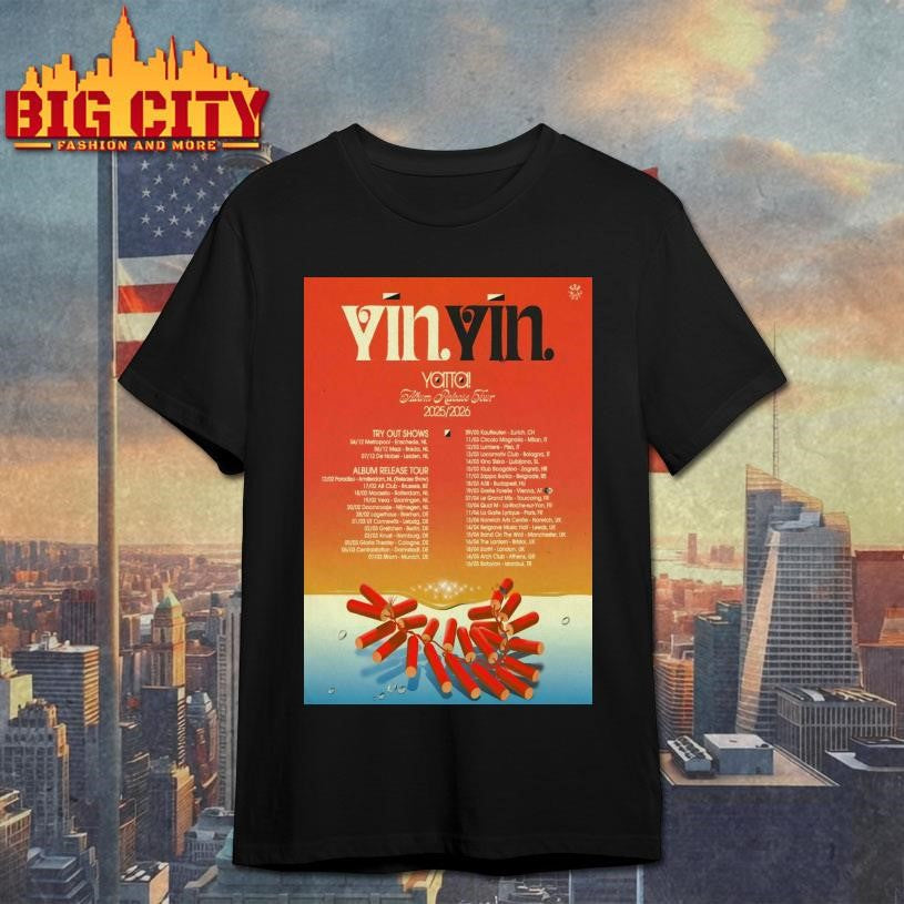 YĪN YĪN The Album Release Tour 26 Poster Shirt