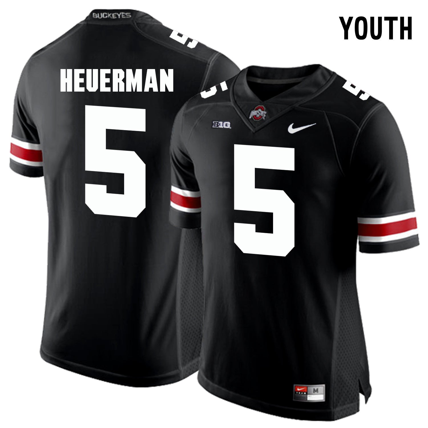 YOUTH Jeff Heuerman 5 - Black