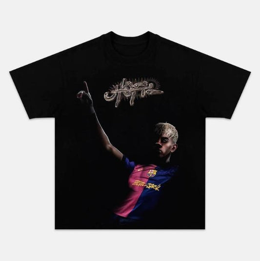 Yamal Falling T-Shirt, Lamine Yamal Vintage Graphic Tees, Unisex Soccer Shirt, Sport Merch, Gift For Fan, Cotton comfort Menswear Womenswear Streetwear