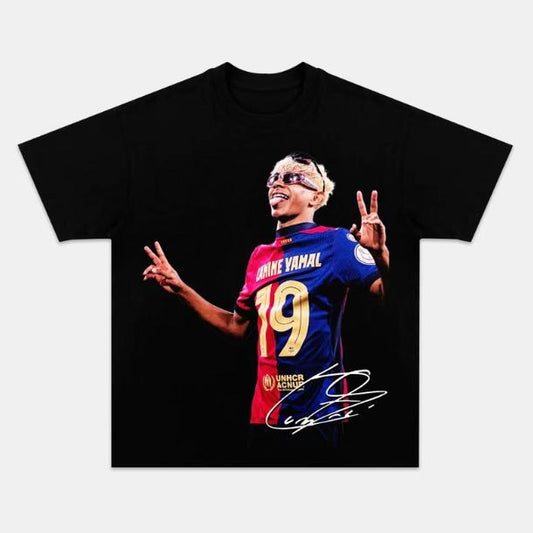 Yamal Tongue Out T-Shirt, Lamine Yamal Vintage Graphic Tees, Unisex Soccer Shirt, Sport Merch, Gift For Fan, Cotton comfort Menswear Womenswear Streetwear