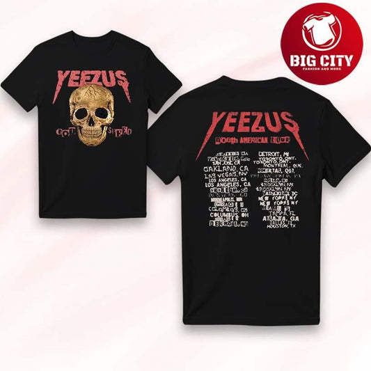 Yeezus North American Tour 2026 Two Sided Shirt