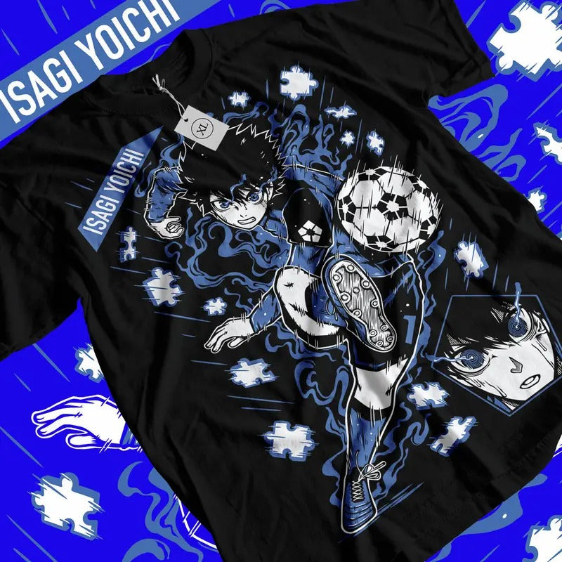 Yoichi Isagi Blue lock anime gift shirt,Meguru Bachira,Kunigami,Rin Itoshi,Nagi Hoodie, Sweatshirt | InkThreadWorks.com