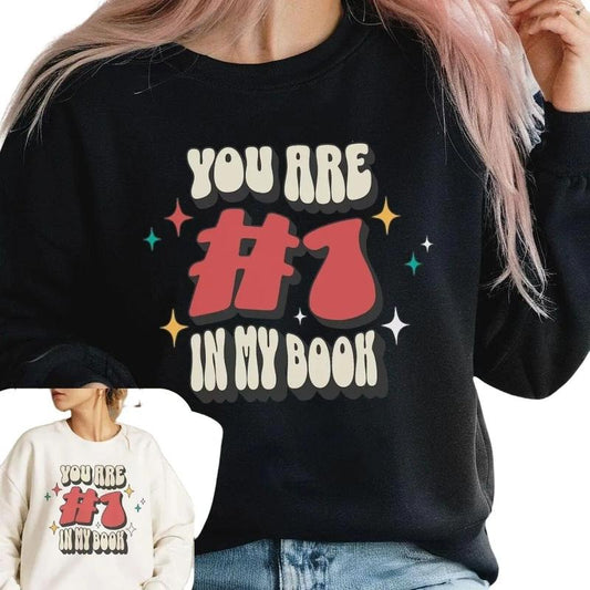 You Are 1 In My Book Valentine Shirt, Valentines Day Sweatshirt Hoodie | InkThreadWorks.com