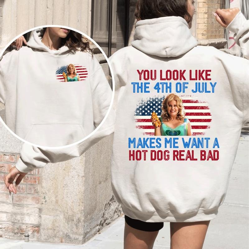 You Look Like The 4th Of July Makes Me Want A Hot Dog Real Bad Shirt, Funny Fourth Of July Shirt