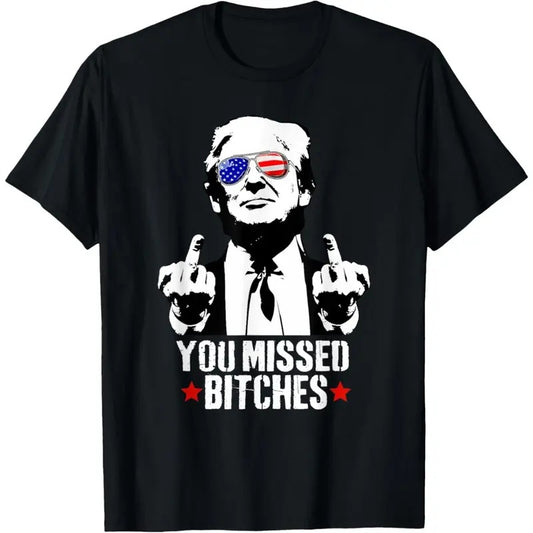 You Missed Shirt, You Missed Trump 2024 TShirt You Missed T-Shirt made in usa Hoodie, Sweatshirt | InkThreadWorks.com