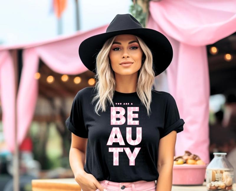 You are beauty Sweatshirt and Tshirt Casual Comfortable Top Womenswear Hoodie | InkThreadWorks.com