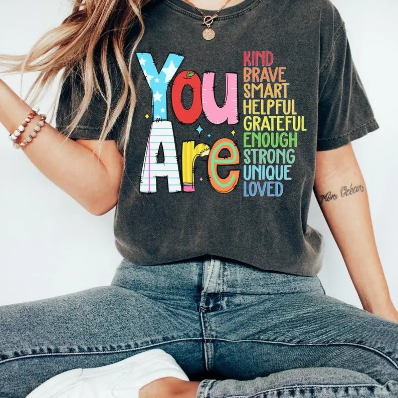 You are kind Shirt,Back to school Shirt,Back to school Tee,Teacher Shirt,Teacher appreciation Tee,Retro Teacher Shirt,...