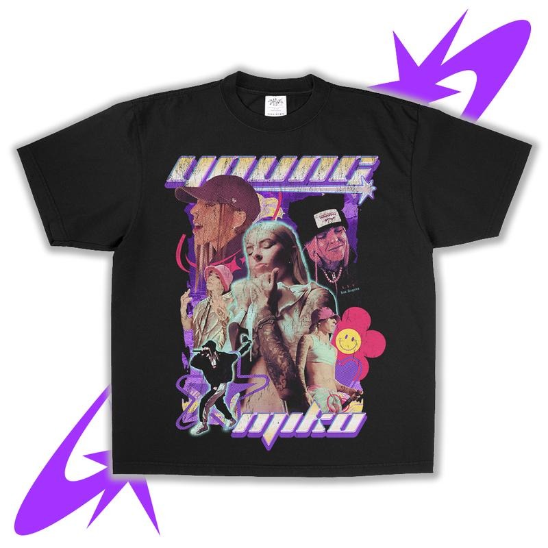 Young Miko - Vintage Style T Shirt High Quality street wear Fit Tee Hoodie, Sweatshirt | InkThreadWorks.com